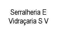 Logo Serralheria E Vidraçaria S V em Realengo