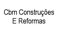 Logo Cbm Construções E Reformas