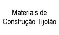 Logo Materiais de Construção Tijolão em Vila Industrial