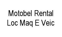 Logo Motobel Rental Loc Maq E Veic em Atalaia
