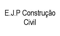 Logo E.J.P Construção Civil em Morada da Serra