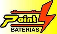 Logo Point Baterias em Pedra Azul