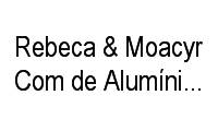 Logo Rebeca & Moacyr Com de Alumínio E Ferro em Penha Circular