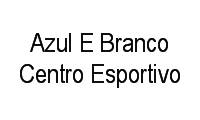 Logo Azul E Branco Centro Esportivo em Vila Pirajussara