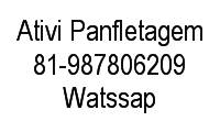 Logo Ativi Panfletagem  Watssap