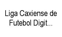 Logo Liga Caxiense de Futebol Digital E Virtual em Cinqüentenário