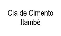 Logo Cia de Cimento Itambé em Mossunguê