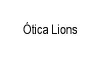 Logo Ótica Lions em Santana