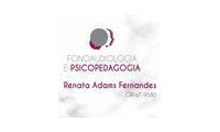 Logo Renata Adams Fernandes - Fonoaudiologia e Psicopedagogia em Jardim Lindóia