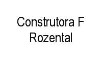 Logo Construtora F Rozental em Botafogo