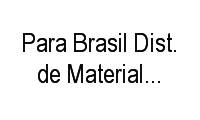 Logo Para Brasil Dist. de Material de Construção em Pajuçara
