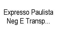 Logo Expresso Paulista Neg E Transp Gerais 24 H em Catiapoa