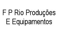 Logo F P Rio Produções E Equipamentos em Taquara