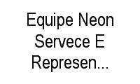 Logo Equipe Neon Servece E Representações em Alvorada