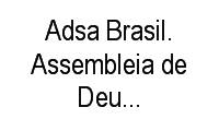 Logo Adsa Brasil. Assembleia de Deus Brasil Ministério Santo Amaro em Setor Aeroporto Sul