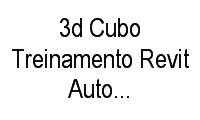 Logo 3d Cubo Treinamento Revit Autocad Especializado em Boa Vista