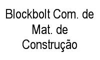Logo Blockbolt Com. de Mat. de Construção
