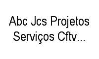 Logo Abc Jcs Projetos Serviços Cftv, Elétrica, Alarmes