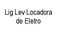 Logo Lig Lev Locadora de Eletro em Pina