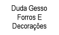 Logo Duda Gesso Forros e Decorações em Antares