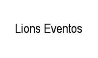 Logo Lions Eventos em Canto do Forte