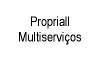 Logo Propriall Multiserviços em Novo Horizonte