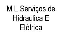 Logo M L Serviços de Hidráulica E Elétrica