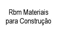 Logo Rbm Materiais para Construção em Jardim Santa Luiza