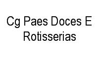 Logo Cg Paes Doces E Rotisserias em Cambuci