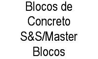 Logo Blocos de Concreto S&S/Master Blocos em Serraria