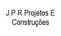 Logo J P R Projetos E Construções em Centro