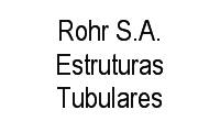 Logo Rohr S.A. Estruturas Tubulares em Perus