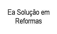 Logo Ea Solução em Reformas em Guará II