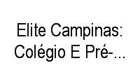 Logo Elite Campinas: Colégio E Pré-Vestibular em Parque Rural Fazenda Santa Cândida