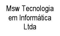 Logo Msw Tecnologia em Informática em São Salvador