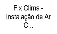 Logo Fix Clima - Instalação de Ar Condicionado para Blumenau