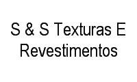 Logo S & S Texturas E Revestimentos em Vila Santo Eugênio