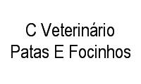 Logo C Veterinário Patas E Focinhos