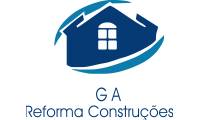Logo G A Reforma Construções - Empreiteiros em Maceió em Barro Duro