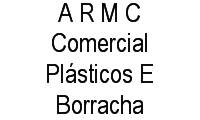 Logo A R M C Comercial Plásticos E Borracha em Vila Minerva