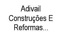 Logo Adivail Construções E Reformas em Geral em Cajuru
