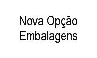 Logo Nova Opção Embalagens em Vila Rosali