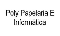 Logo Poly Papelaria E Informática em Setor Central