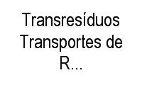 Logo Transresíduos Transportes de Resíduos Industriais em Boqueirão