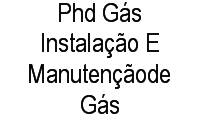 Logo Phd Gás Instalação E Manutençãode Gás em Camorim