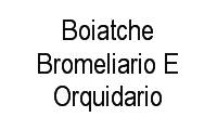 Logo Boiatche Bromeliario E Orquidario