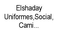 Logo Elshaday Uniformes,Social,Camisetas Promocionais em Canaã