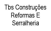 Logo Tbs Construções Reformas E Serralheria