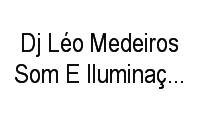 Logo Dj Léo Medeiros Som E Iluminação Profissional