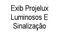 Logo Exib Projelux Luminosos E Sinalização em Graças